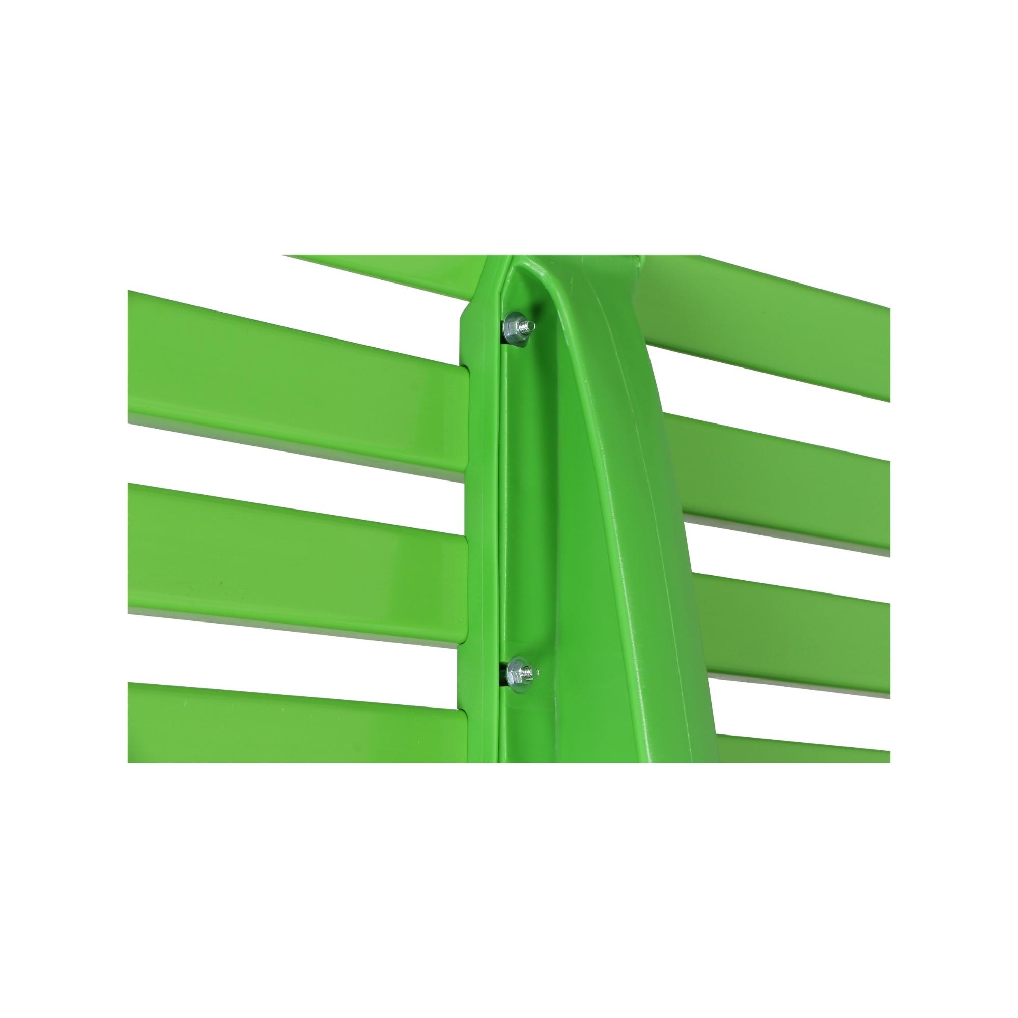 Gartenbank Antigua | 2-Sitzer | Apfelgrün | HxBxT 74x120x54cm | Witterungs- & UV-beständiger Kunststoff | Parkbank Sitzbank Außenbereich Garten Balkon Terrasse