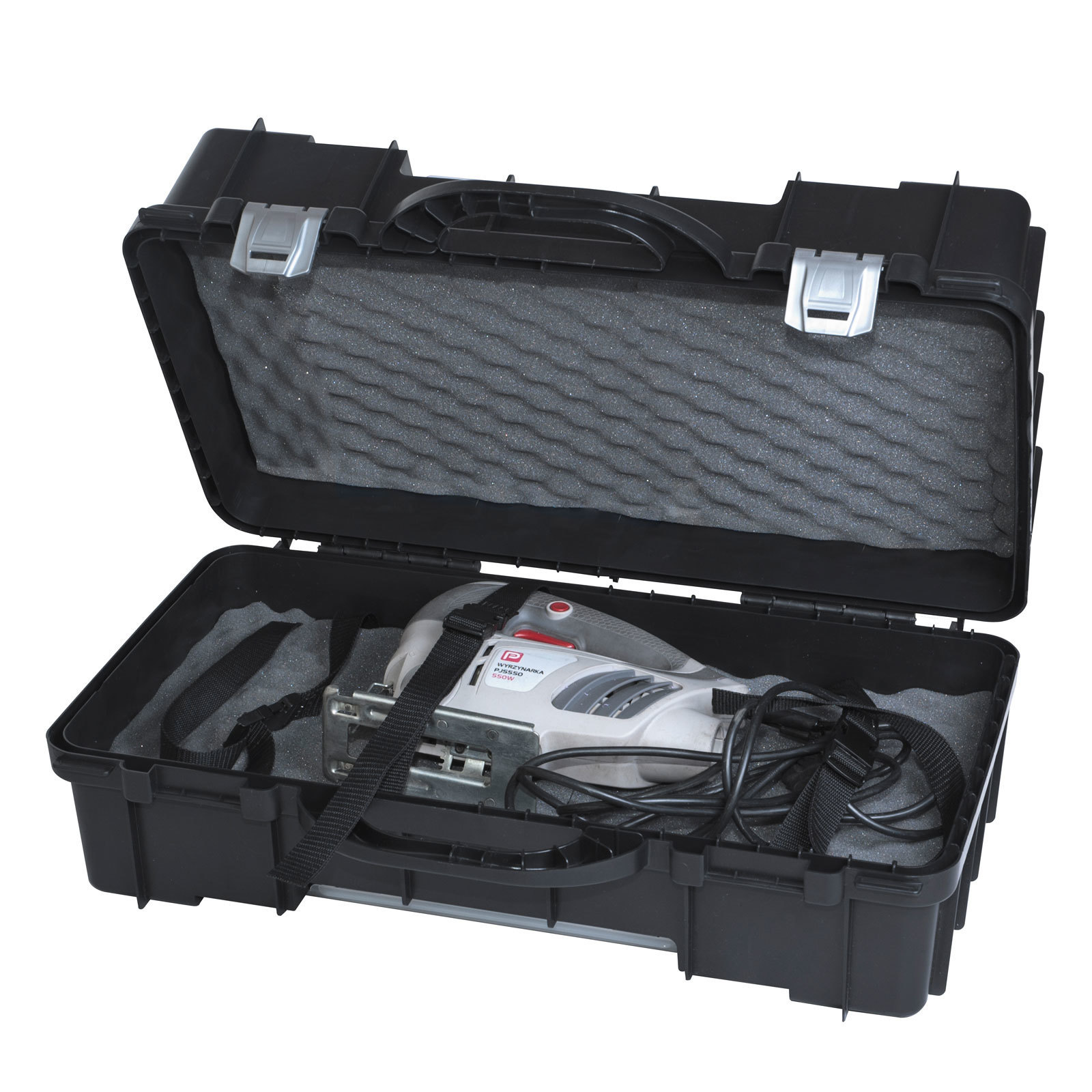 Werkzeugkoffer Case | HxBxT 24x60x38cm | Schwarz