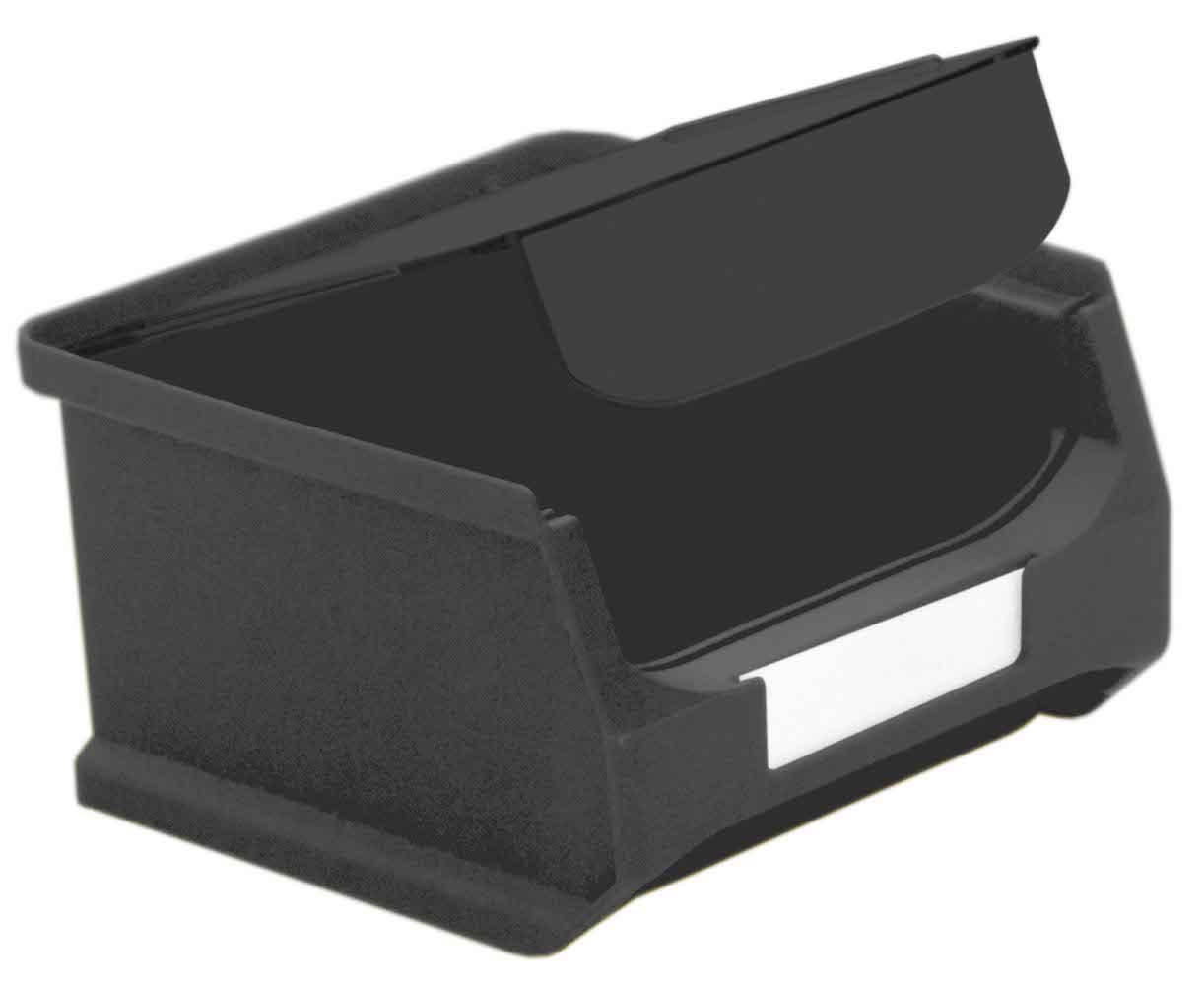 Staubdeckel 10x leitfähige Abdeckung für Sichtlagerbox 1.0 | HxBxT 0,2x9,5x8,5cm | ESD, Schmutzdeckel, Schutzdeckel, Sichtlagerbehälter, Sitchlagerkasten