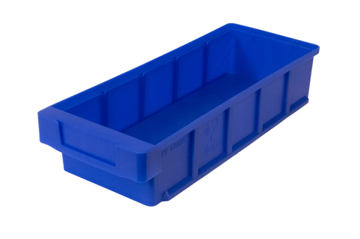 SuperSparSet 10x Regalkasten Classic | Blau | HxBxT 8,3x15x30cm | Polypropylen | Sichtlagerkasten, Sortimentskasten, Sortimentsbox, Kleinteilebox