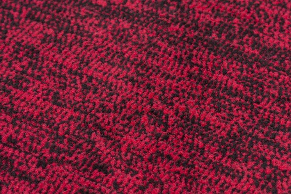 PROREGAL Fußmatte, Schmutzfangmatte 40x60cm, Schwarz-rot