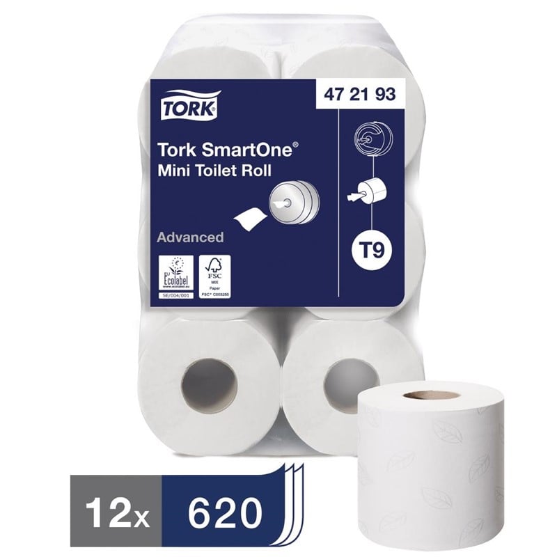 Tork Smart One Mini-Toilettenpapier (12 Stück)