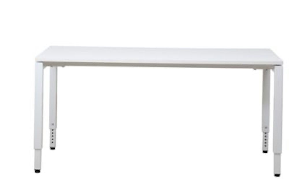 Höhenverstellbarer Schreibtisch Buzzard | HxBxT 62-85x160x80 cm | Weiß