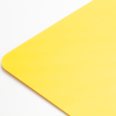 Stellplatzmarker | Längsstück | 25 Stück | Schenkelbreite 7,5cm | PVC 0,6mm | Für glatte & spaltfreie Böden | Gelb