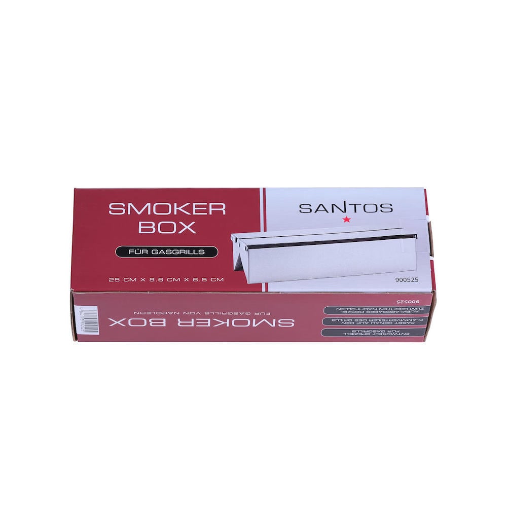 CHEFGASTRO BBQ Räucherbox / Smokerbox für Gasgrills, 25 x 8,6 x 6,5 cm