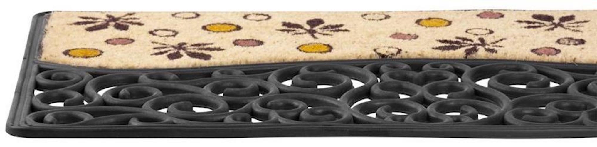 PROREGAL Fußmatte, Schmutzfangmatte RCP29, 45x75cm, Blumen