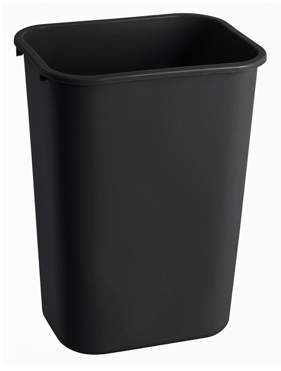 Rubbermaid rechteckiger Abfallbehälter | 39 Liter, HxBxT 50,5x27,9x38,7cm | Polyethylen | Schwarz