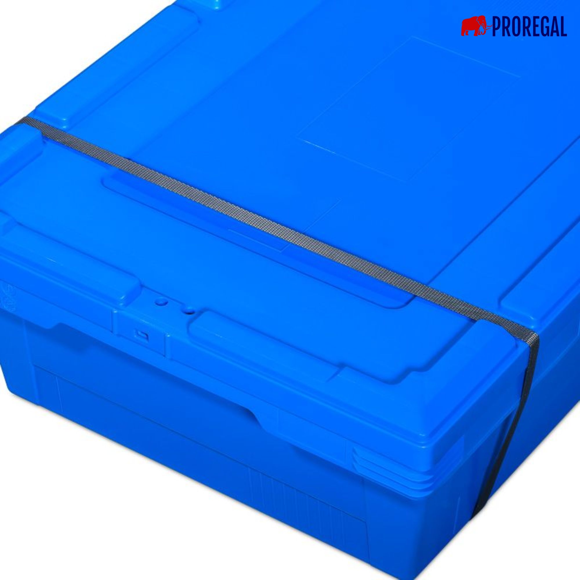 Auflagedeckel für Conical Mehrweg-Stapelbehälter Blau | BxT 40x60cm | Lagerbox Eurobox Transportbox Transportbehälter Stapelbehälter