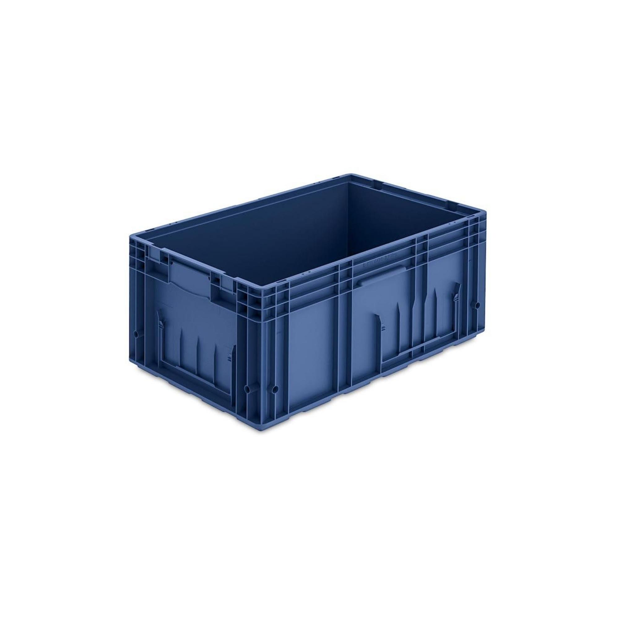 VDA KLT Kleinladungsträger mit Verbundboden | HxBxT 28x40x60cm | 48 Liter | KLT, Transportbox, Transportbehälter, Stapelbehälter