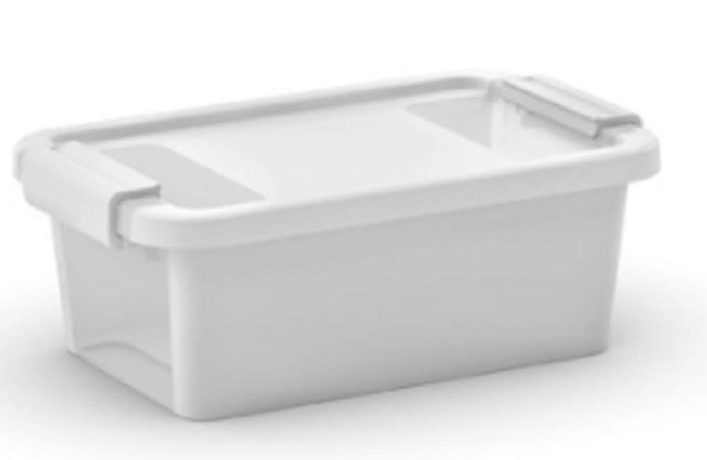 SuperSparSet 20x Mehrzweck Aufbewahrungsbehälter STORAGE mit Deckel | HxBxT 10x26,5x16cm | 3 Liter | Weiß | Behälter, Box, Aufbewahrungsbehälter, Aufbewahrungsbox