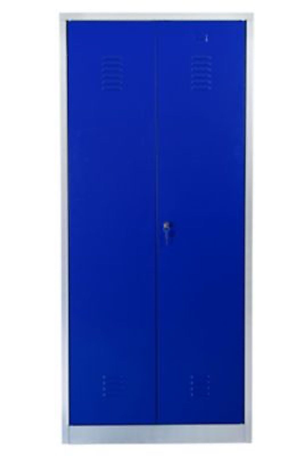 Metallspind Flamingo | HxBxT 180x80x50 cm | Zylindereschloss | Grau-Blau