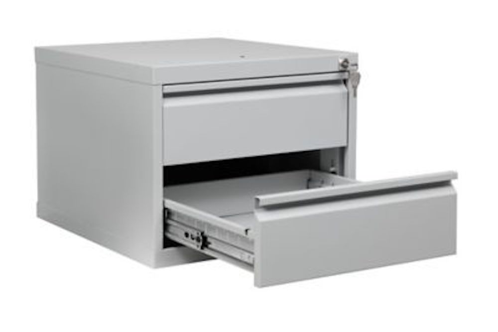 Unterbaucontainer CRICKET | 2 Schubladen | HxBxT 38x46x55 cm | Grau