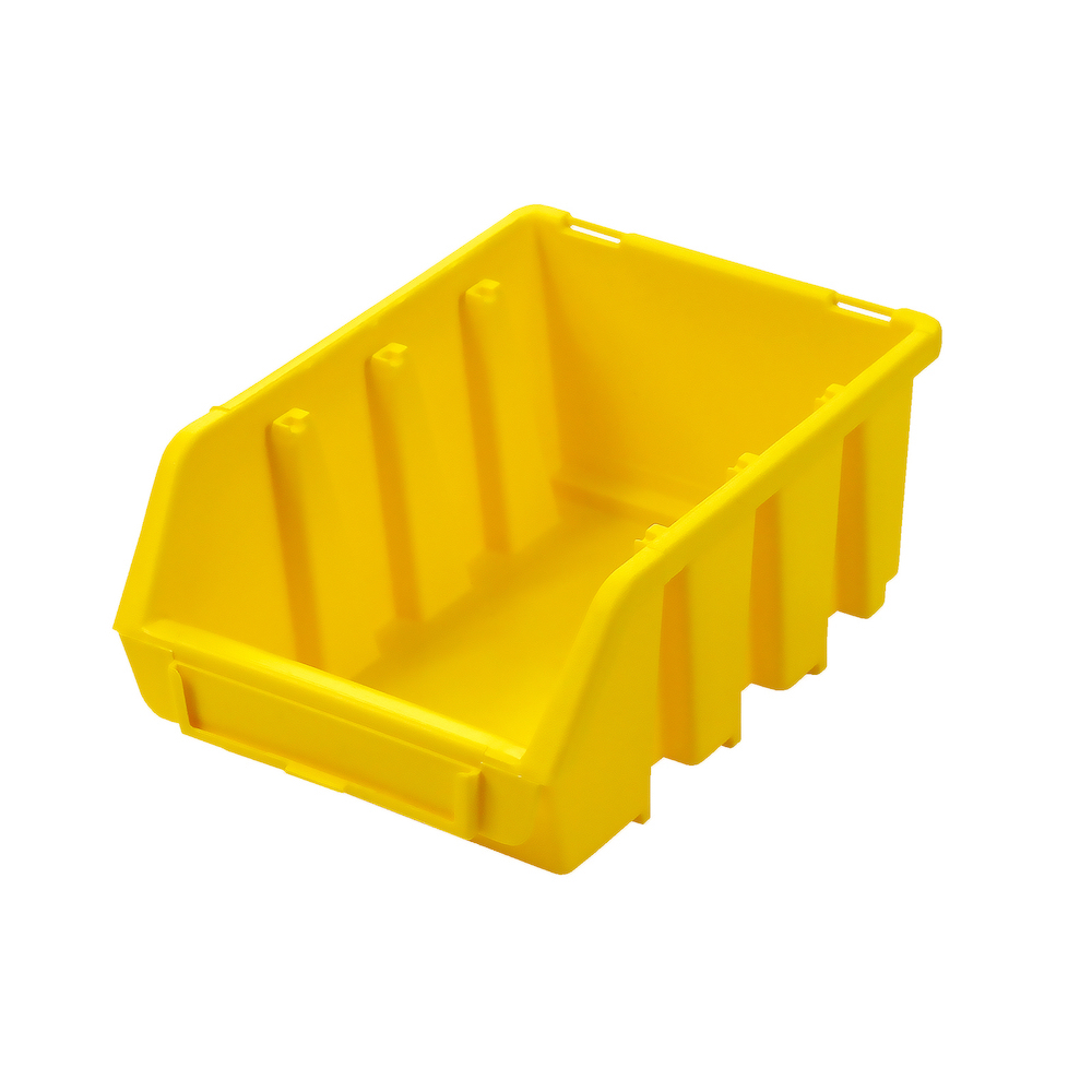Sichtlagerbox 2 | HxBxT 7,5x11,6x16,1cm | Polypropylen | Gelb