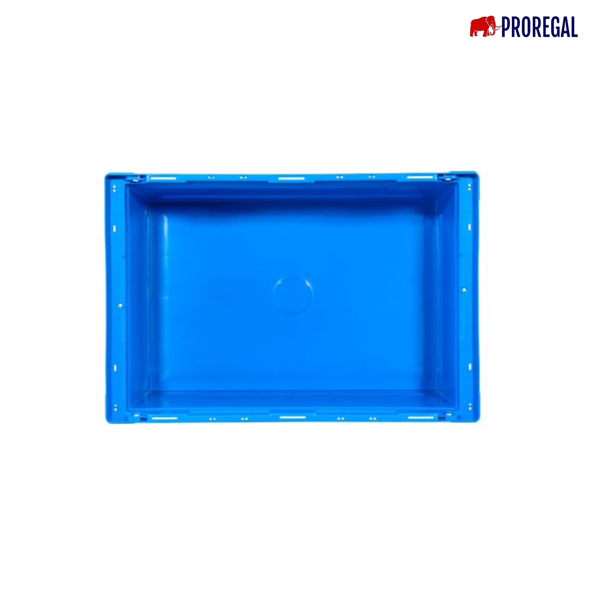 Conical Mehrweg-Stapelbehälter Blau | HxBxT 17,3x40x60cm | 29 Liter | Lagerbox Eurobox Transportbox Transportbehälter Stapelbehälter