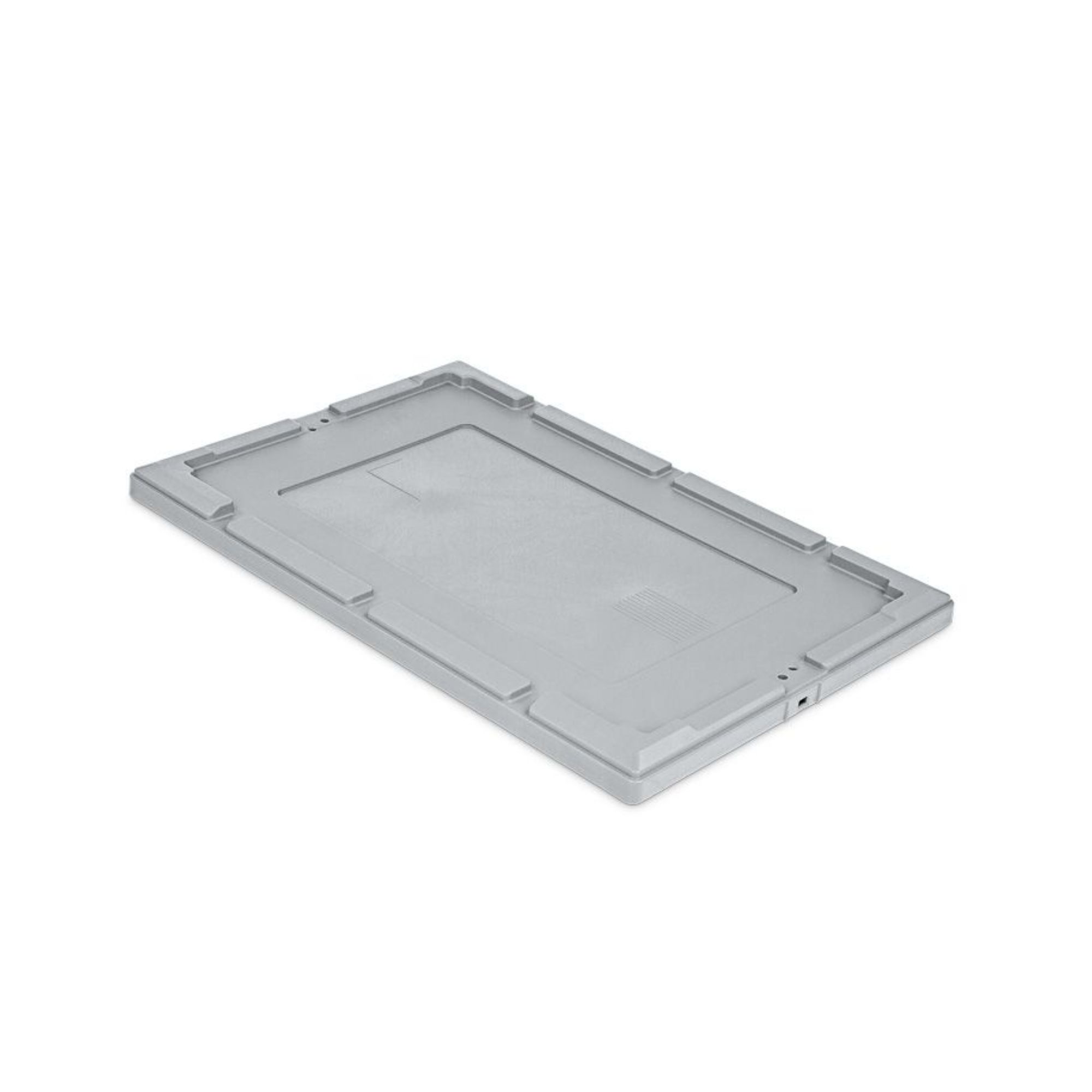 Auflagedeckel für Conical Mehrweg-Stapelbehälter Grau | BxT 40x60cm | Lagerbox Eurobox Transportbox Transportbehälter Stapelbehälter