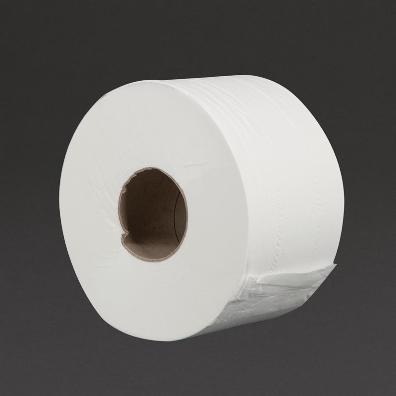 Jantex Mini Jumbo Toilettenpapier 2-lagig 12 Stück (12 Stück)
